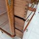 Chest of drawers with 3 drawers in solid wood with marquetry.
