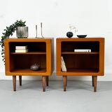 Set of 2 Danish Teak Nightstand by CFC Silkeborg, 1980s