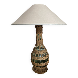 Wicker lamp Provence 1960s