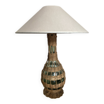 Wicker lamp Provence 1960s