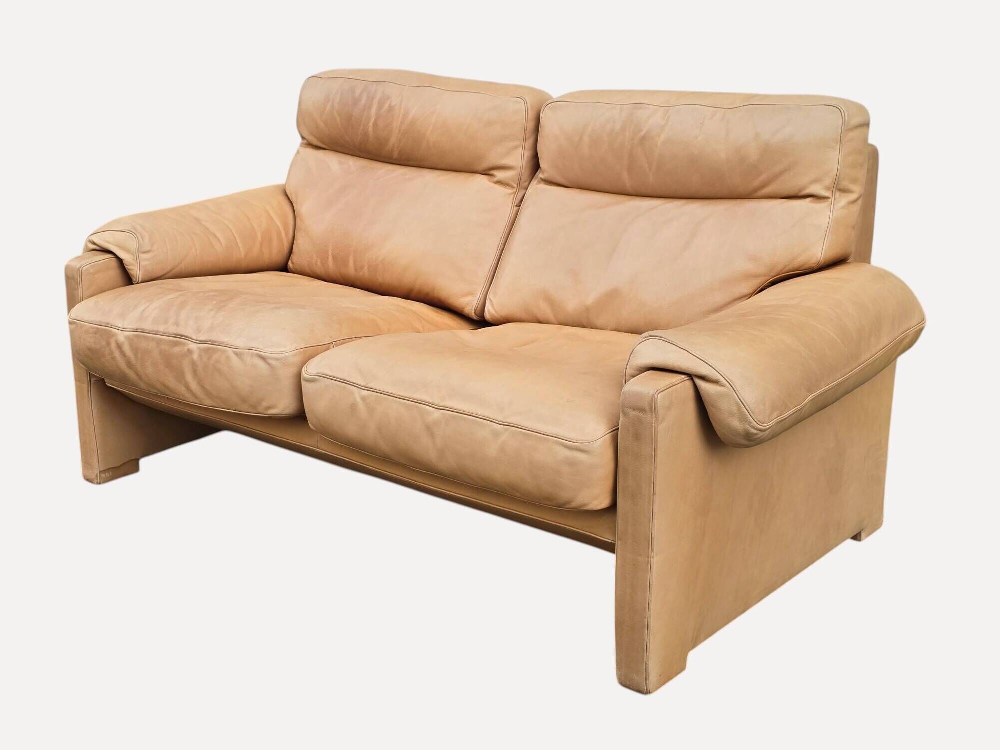 2-seater sofa by Sede DS-70 in leather - vintage - 1980s