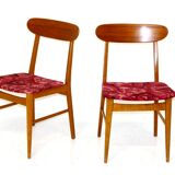 2 Scandinavian chairs, Sweden, 1960