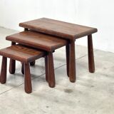 Brutalist nesting tables
