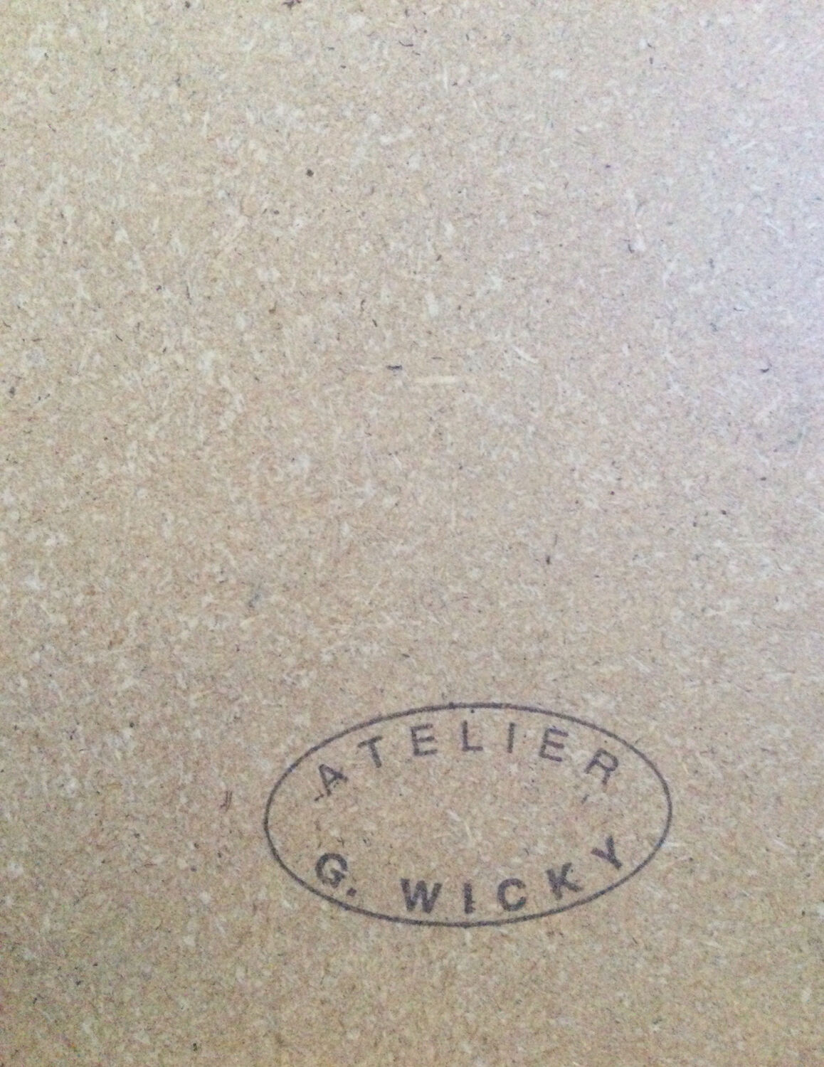 Acrylic on panel by georges wicky