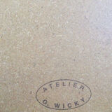 Acrylic on panel by georges wicky