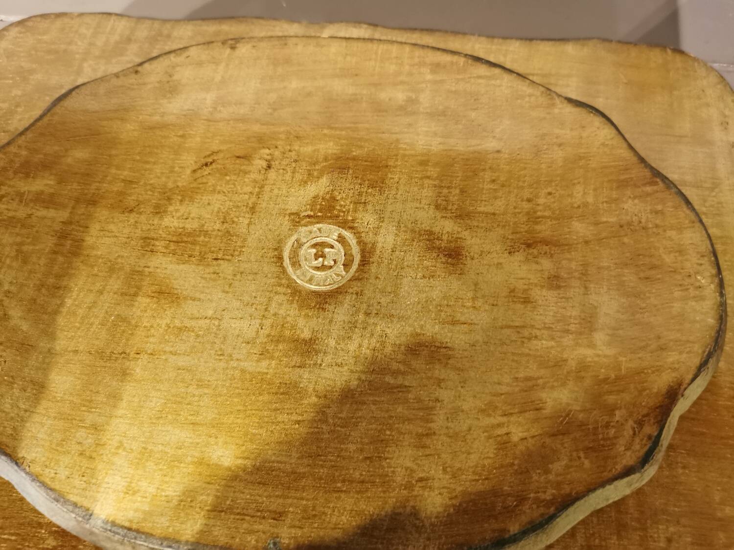 Trio of vintage Florentine trays