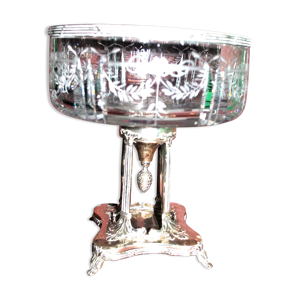 Coupe à fruit en cristal 1900-