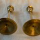 Pair of brass candlesticks