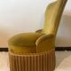 Toad armchair in gold velvet