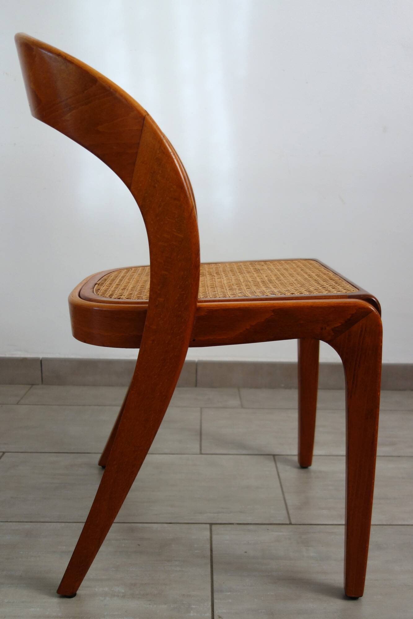 4 chaises Gondole de Baumann, années 70