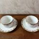 Paire de déjeuner en porcelaine