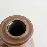 Brown vase by Manfred Buchholz