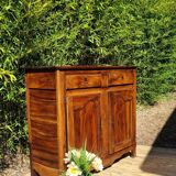 Large Louis XV country sideboard in walnut