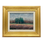 Ancient Table – Oil on canvas by Basil Poustochkine (1893-1973) – "View s