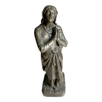 Joan of Arc listening to her voices