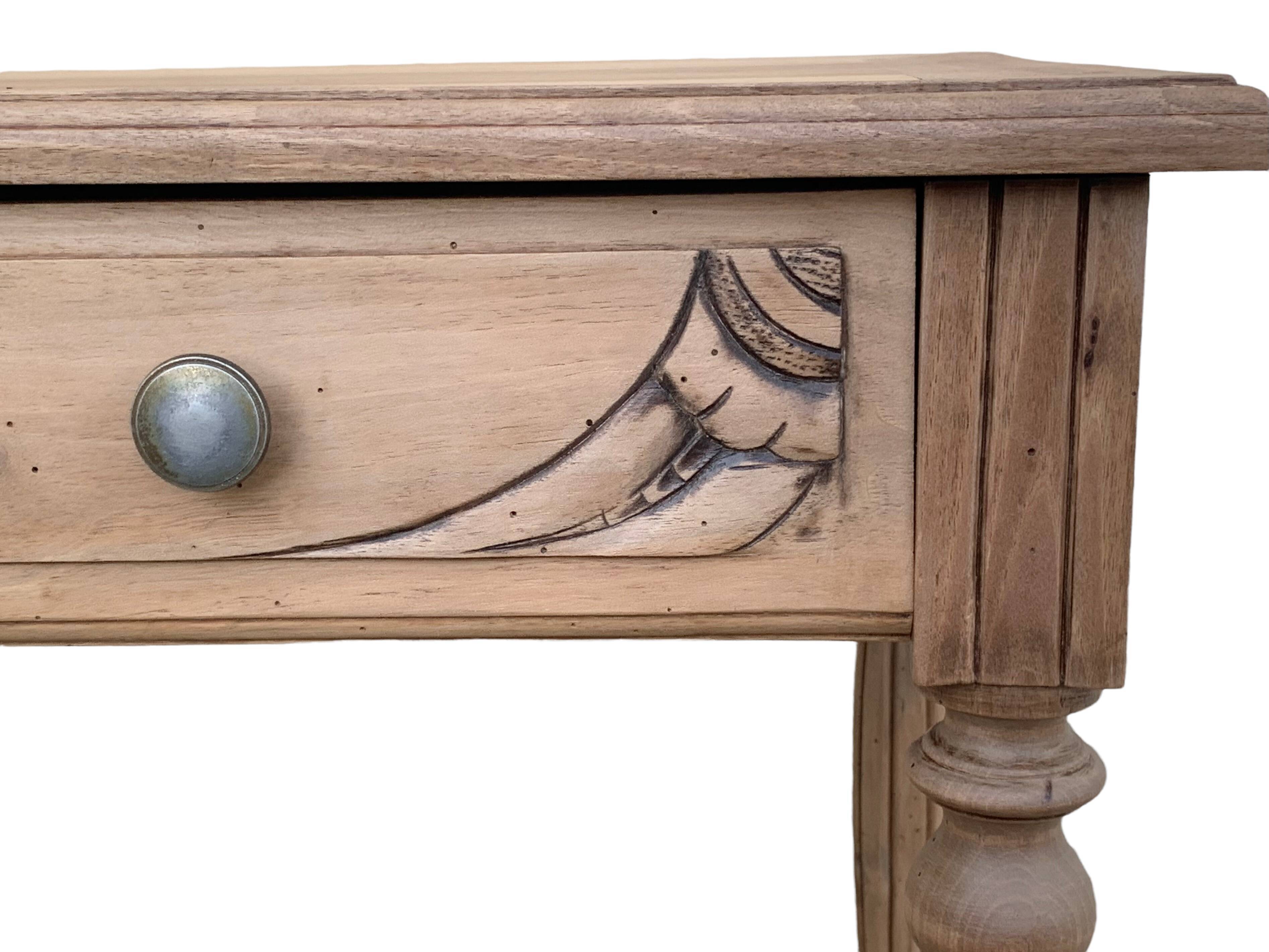 Art Deco office 1930 walnut raw wood