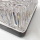 Vintage wall lamp ceiling lamp glass bubbles and metal 60s