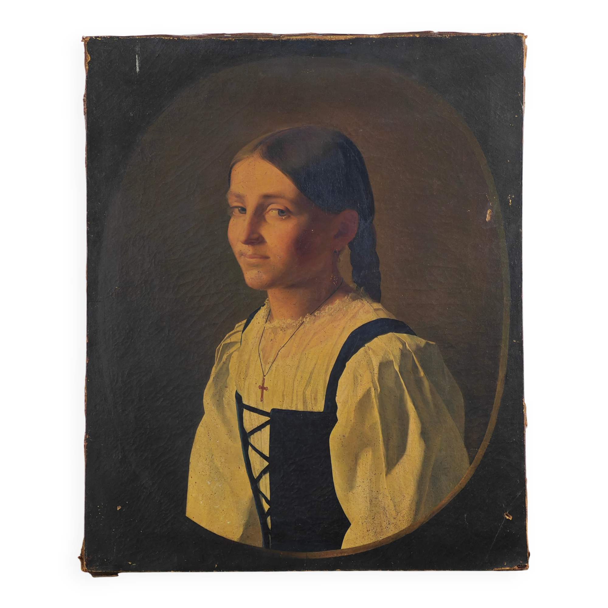 tableau ancien portrait