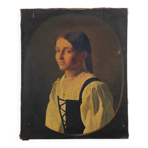 Tableau ancien portrait