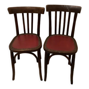 lot de 2 chaises bistrot