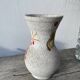 Italian ceramic vase from 1950 with floral decoration