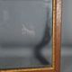 Old frame oak gilded stucco wood + glass 37.5x30 foliage 33x25.9 cm sb