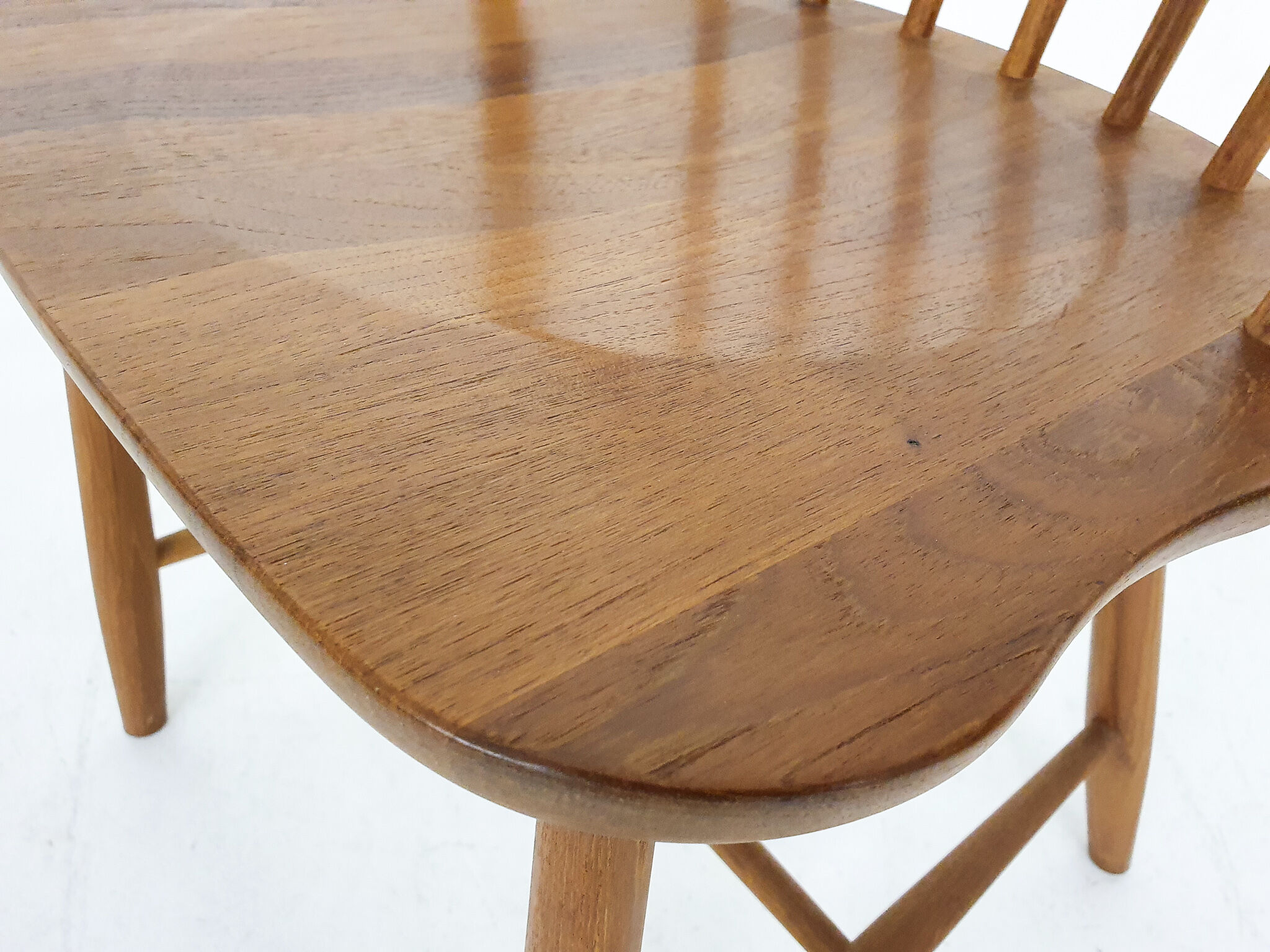 Teak windsor dining chair, Denmark 1960's
