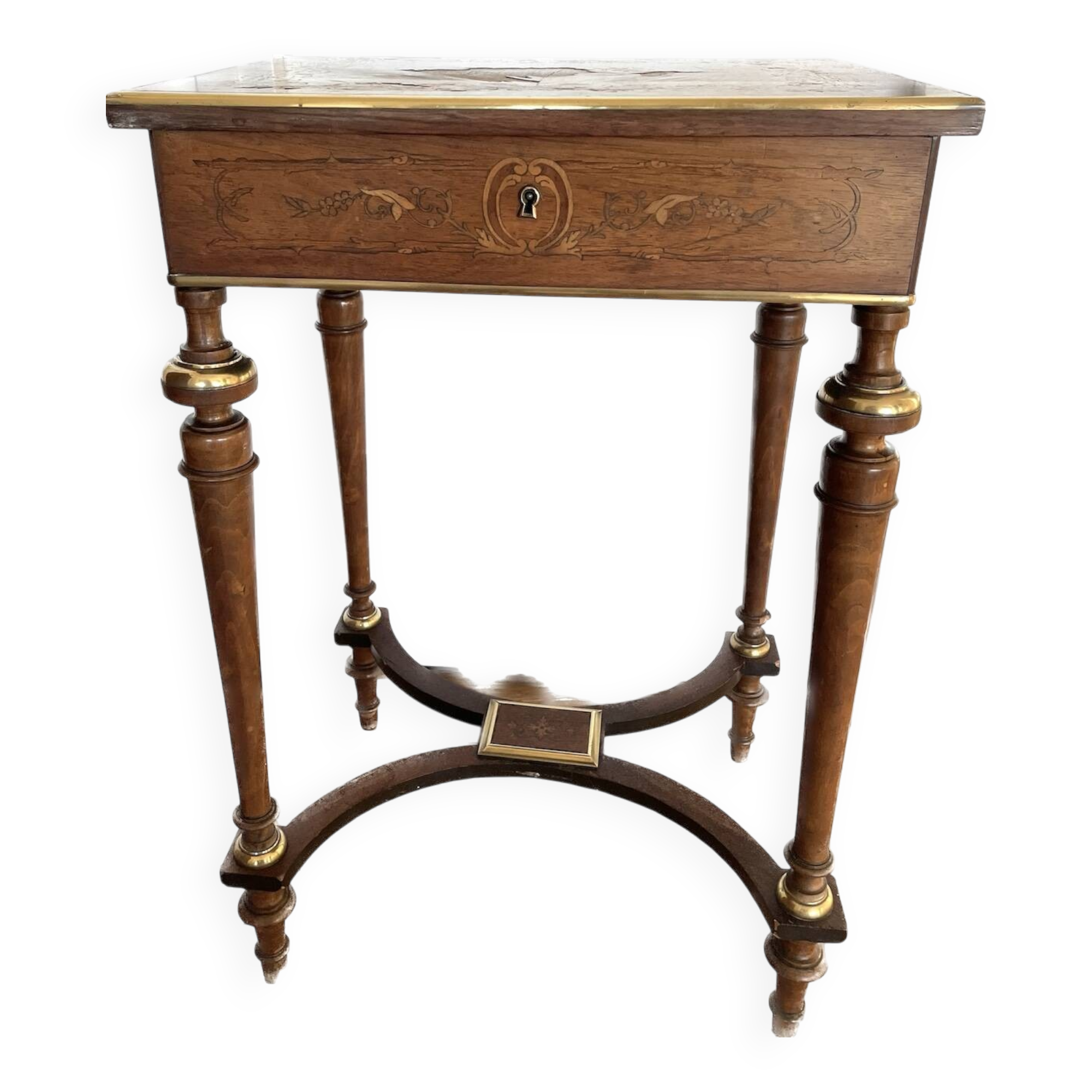 Napoleon III period marquetry dressing table