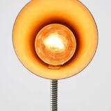 Mid-Century Italian Table Lamp in Blue Metal