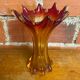 Vase ancien murano sommerso verre soufflé vintage