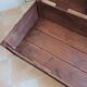 Grande malle en bois vintage