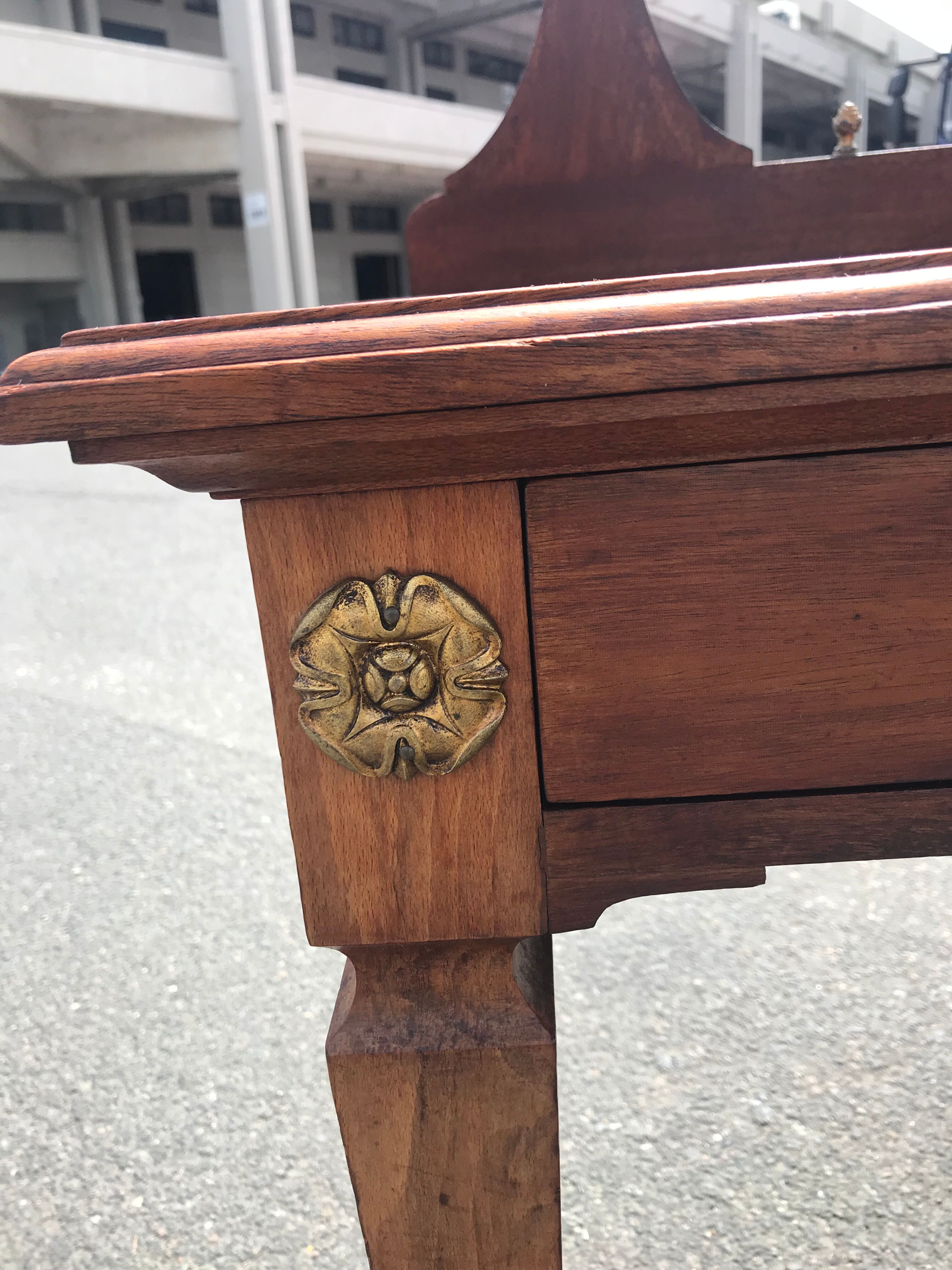 Coiffeuse Louis XVI acajou