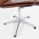Fauteuil de bureau en cuir Walter Knoll Art Collection par Rudolf Glatzel