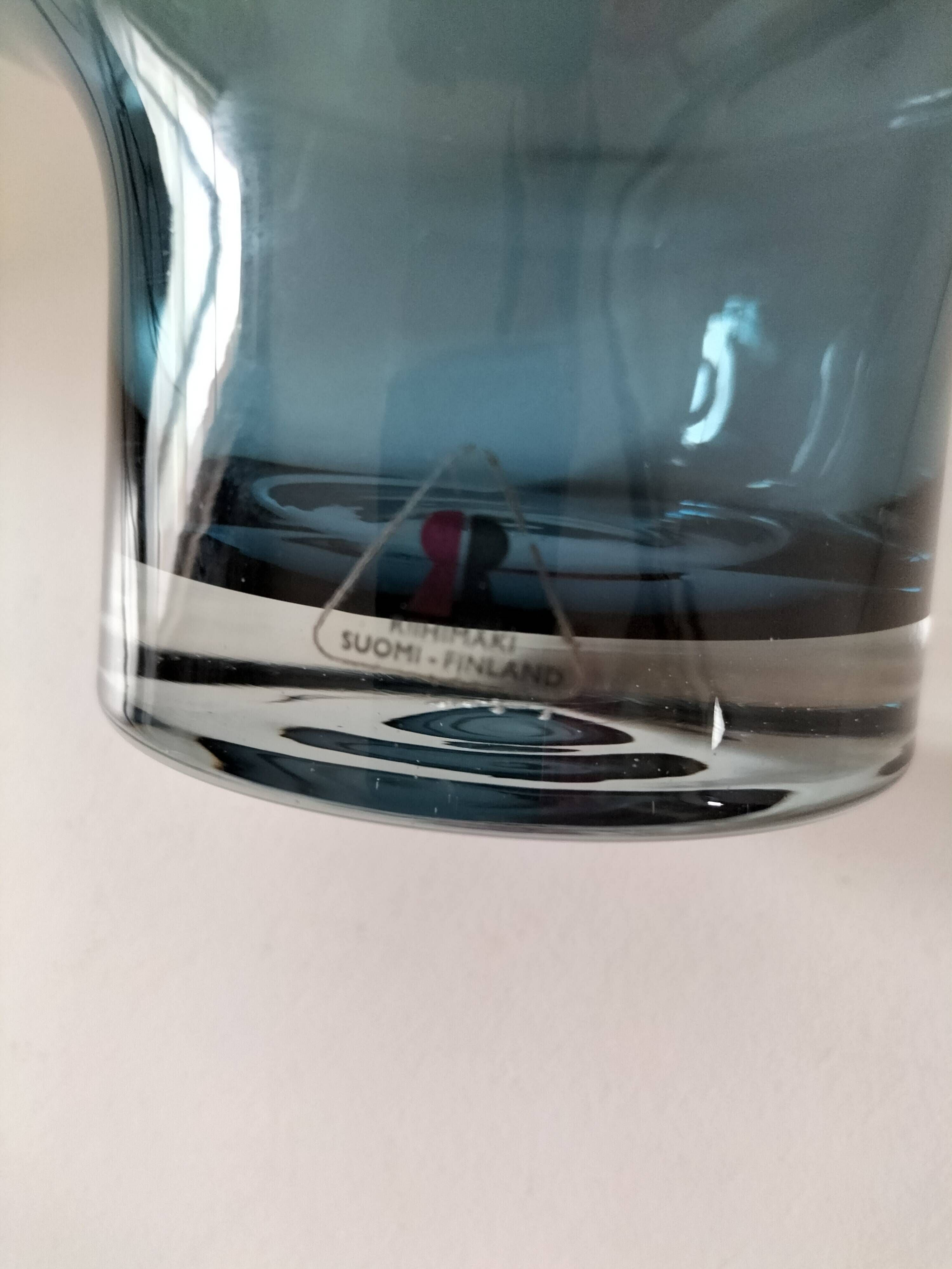 Stromboli vase made at Rihhimaki glassworks Finland in 1964