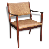 Fauteuil modèle PJ412 par Ole Wanscher pour Poul Jeppesen 1960