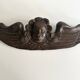 Ancient fronton cherub angel in carved wood 18th-19th century