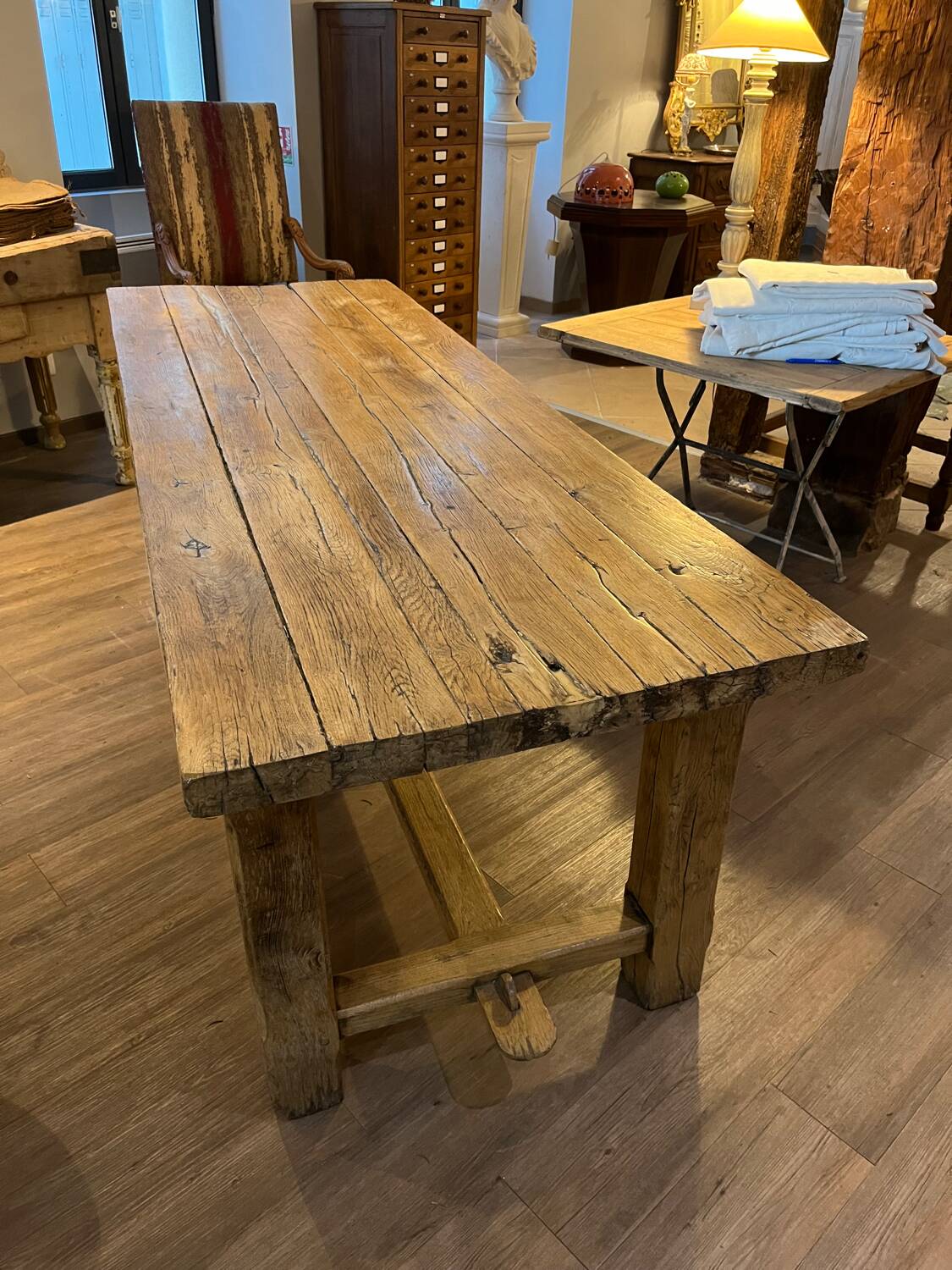Oak farm table
