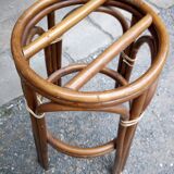 Rattan bar and two stools