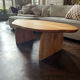 Solid wood coffee table