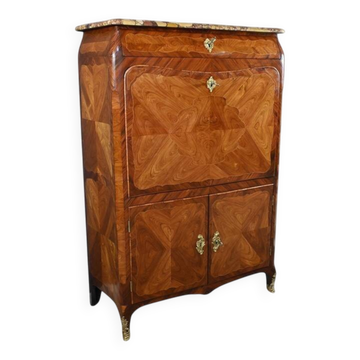 Precious wood secretary, Louis XV – Late 18th century