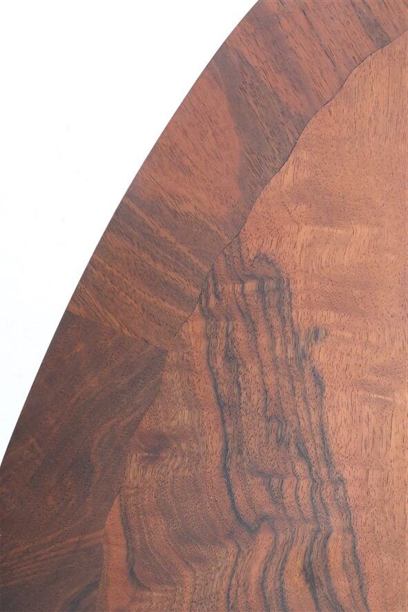 Rare mid-century walnut side table / coffee table with shelf by Jørgen Aakjær Jørgensen for Møbelintarsia / Danish modern design / 1960s