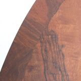 Rare mid-century walnut side table / coffee table with shelf by Jørgen Aakjær Jørgensen for Møbelintarsia / Danish modern design / 1960s