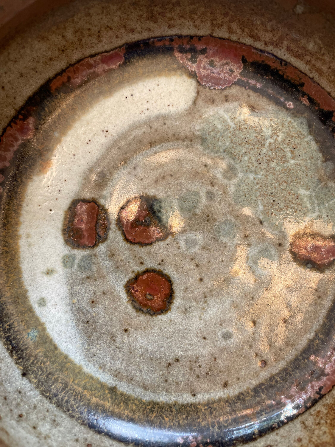 Large bowl or small ceramic salad bowl from the 50s