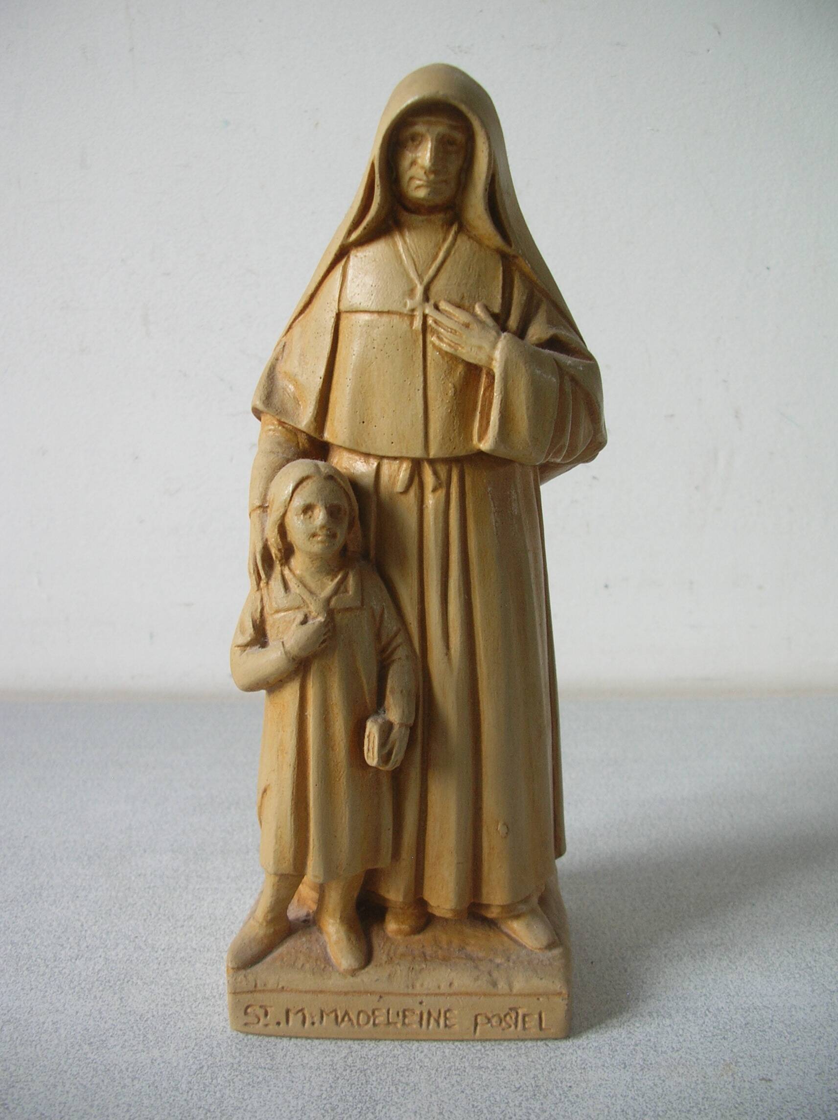 Old Catholic statue of Saint Mary Magdalene Postel 20 cm religion