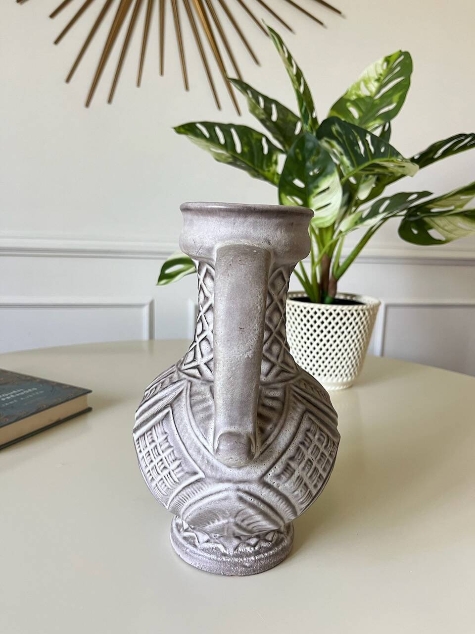 Graphic vase West Germany
