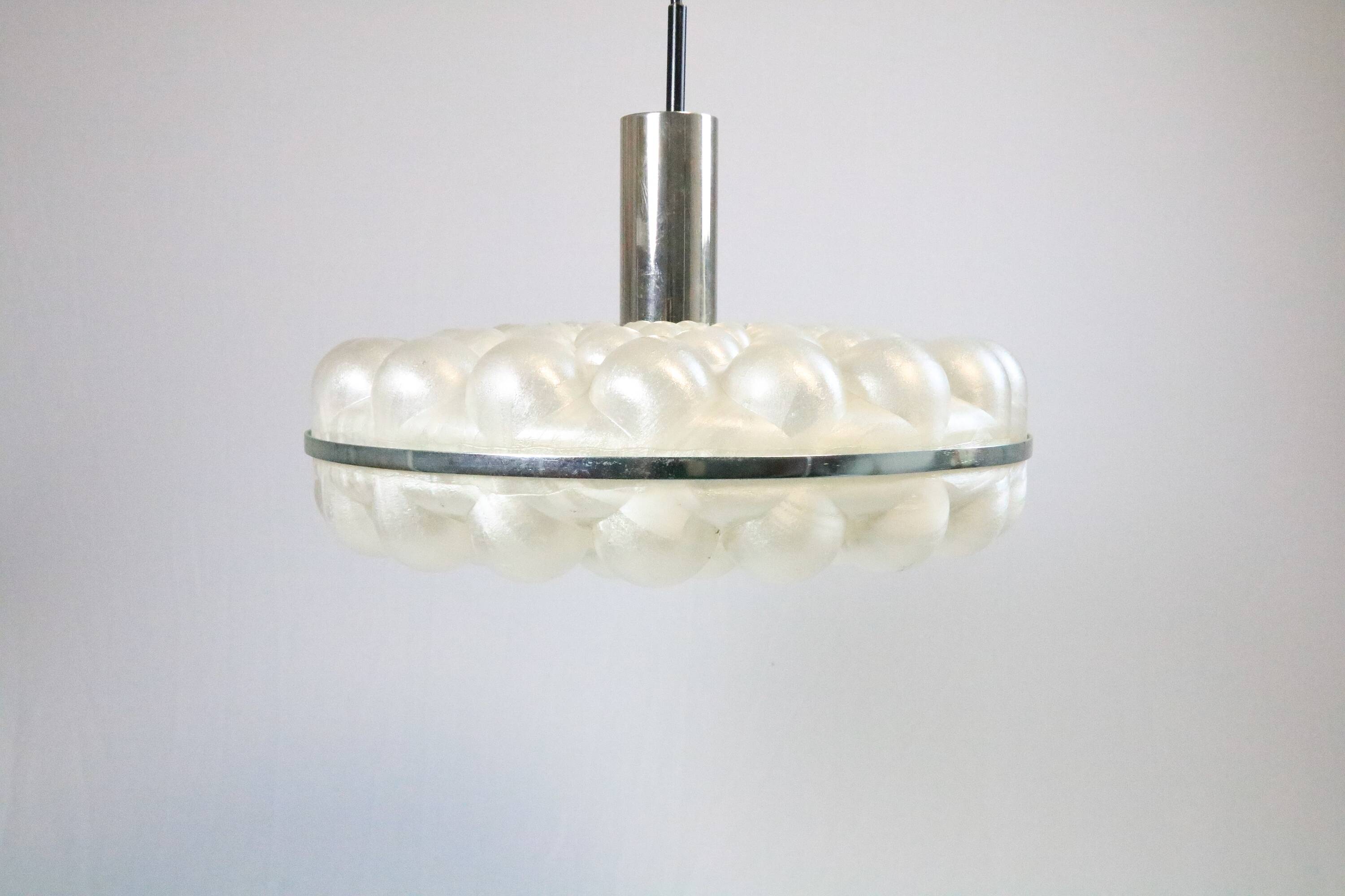 Extraordinary Vintage  Hanging Lamp, Big Bubbles, 1970s