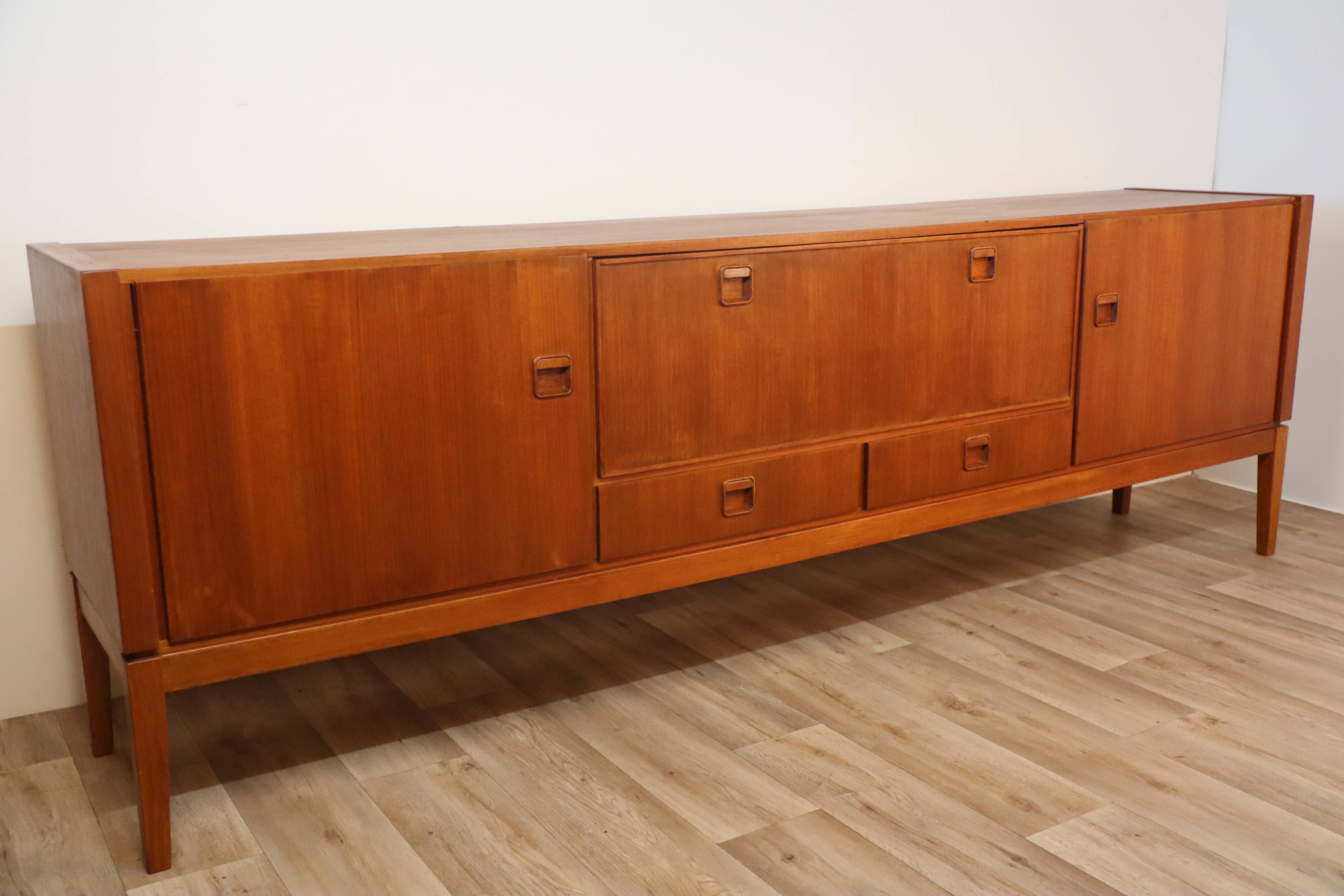 Scandinavian enfilade by Rudolf Bernd Glatel edition Fristho 1960 in teak