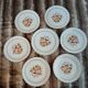 12 antique dessert plates "Capri"
