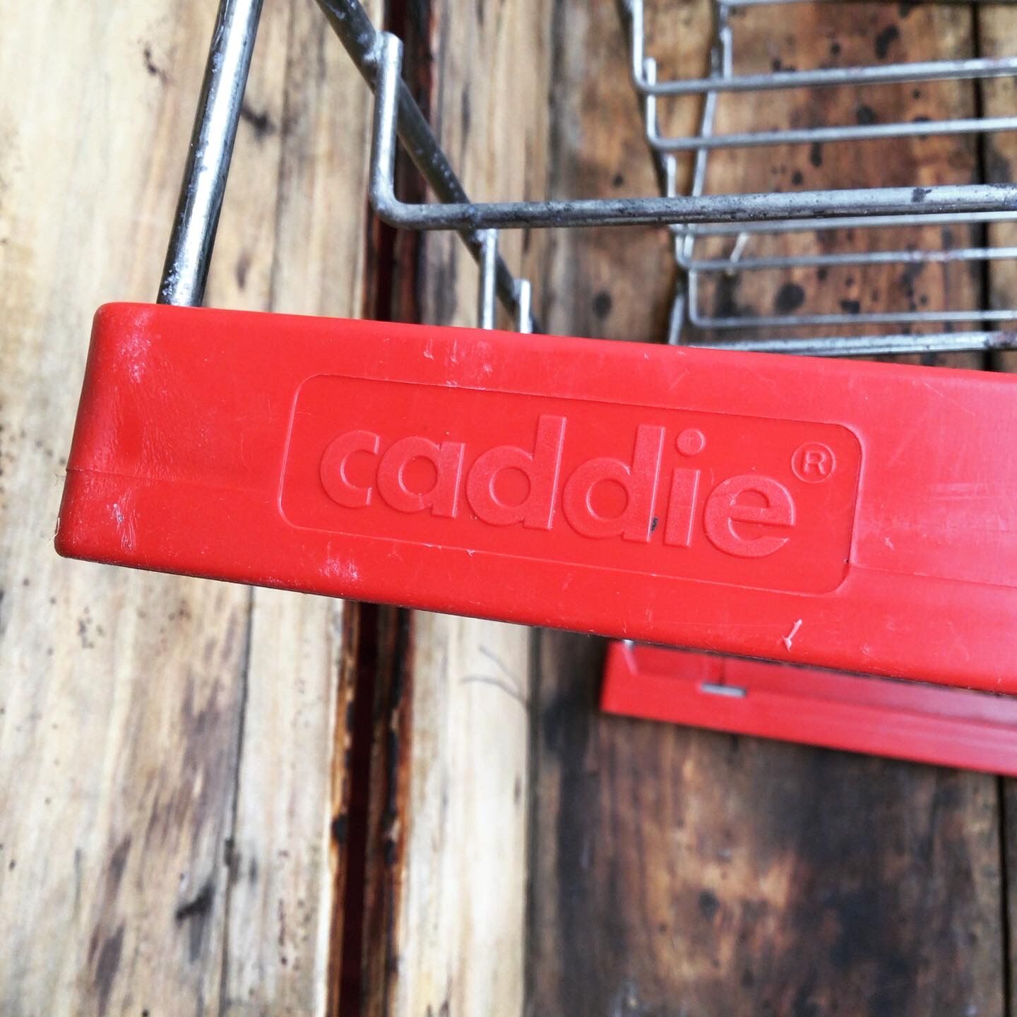Porte bouteilles à poser en métal Caddie