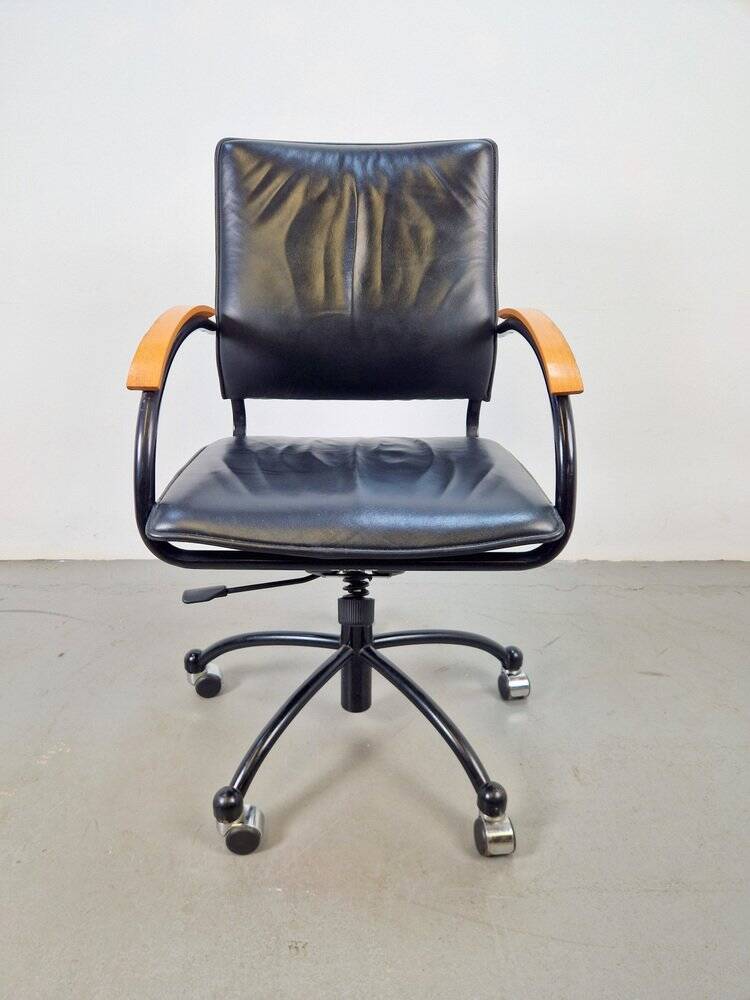 S73 Office Chair in Leather by Josef Gorica for Thonet, 1990s